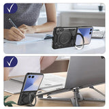 Husa de protectie Techsuit CamGuard Pro compatibil cu Samsung Galaxy Z Flip7, Roz Auriu