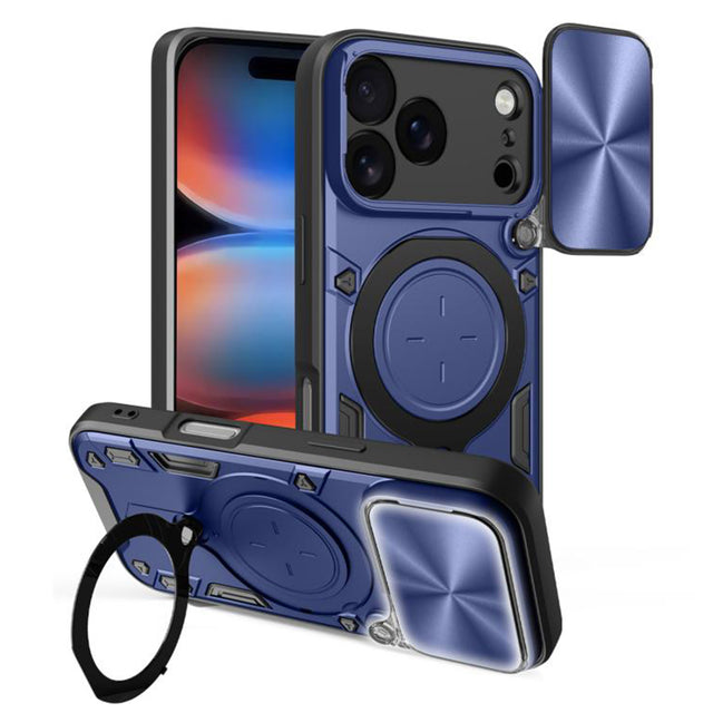 Husa de protectie Techsuit CamGuard Pro compatibil cu iPhone 17 Pro Max, Albastru