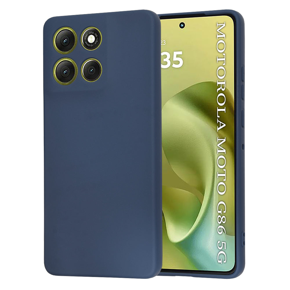 Husa de protectie Techsuit SoftFlex compatibil cu Motorola Moto G86, Bleumarin