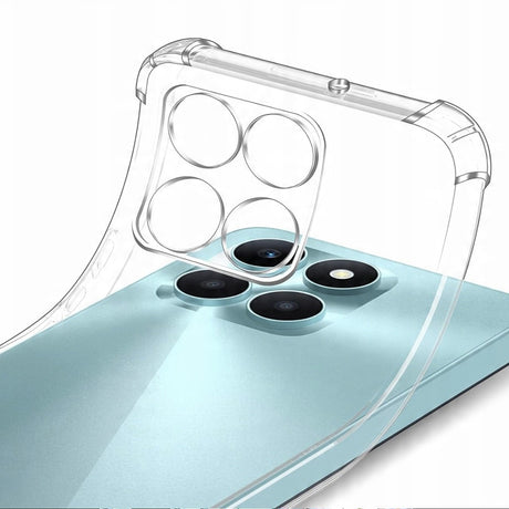 Husa de protectie Techsuit Shockproof Clear Silicone compatibil cu Honor X6c, Transparent