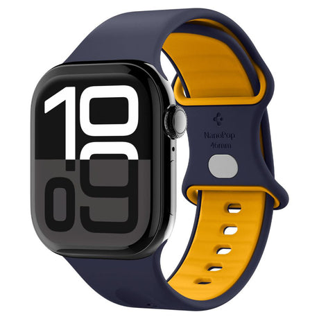 Accesoriu smartwatch Spigen Nano Pop (AMP09322) compatibil cu Apple Watch 1/2/3/4/5/6/7/8/9/10/11/SE/SE 2/SE 3/ Ultra/Ultra 2/Ultra 3 (42/44/45/46/49mm), Albastru Berry Navy