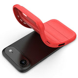 Husa de protectie Techsuit Magic Shield compatibil cu iPhone 17 Air, Rosu