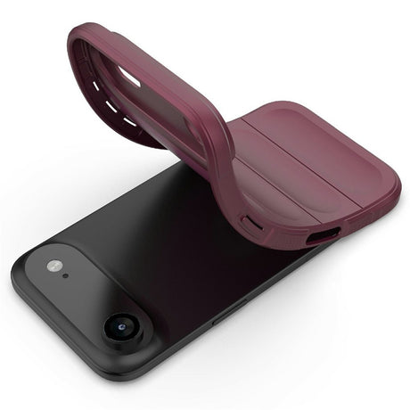 Husa de protectie Techsuit Magic Shield compatibil cu iPhone 17 Air, Bordo