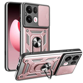Husa de protectie Techsuit CamShield Series compatibil cu Oppo Reno13 Pro, Roz Auriu