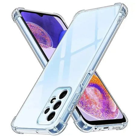 Husa de protectie Techsuit Shockproof Clear Silicone compatibil cu Samsung Galaxy A23 4G / A23 5G, Transparent