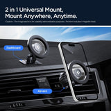 Suport Spigen MFT13 (ACP08314), MagSafe, for Dashboard, Air Vent, 360° Rotation, Magnetic Grip, Universal, Adjustable, Negru