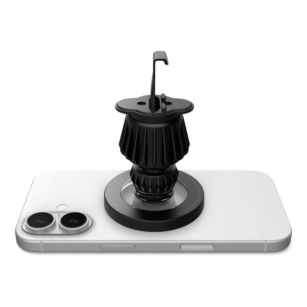 Suport Spigen MFT13 (ACP08314), MagSafe, for Dashboard, Air Vent, 360° Rotation, Magnetic Grip, Universal, Adjustable, Negru