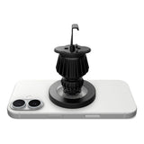 Suport Spigen MFT13 (ACP08315), MagSafe, for Dashboard, Air Vent, 360° Rotation, Magnetic Grip, Universal, Adjustable, Argintiu