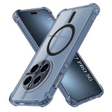 Husa de protectie Techsuit Shockproof Clear Silicone MagSafe compatibil cu Honor Magic7 Pro, Negru Fumuriu