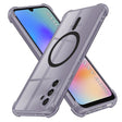 Husa de protectie Techsuit Shockproof Clear Silicone MagSafe compatibil cu Samsung Galaxy A05s, Negru Fumuriu