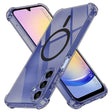Husa de protectie Techsuit Shockproof Clear Silicone MagSafe compatibil cu Samsung Galaxy A25 5G, Negru Fumuriu