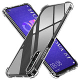 Husa de protectie Techsuit Shockproof Clear Silicone compatibil cu Huawei Nova 5T / Honor 20, Transparent