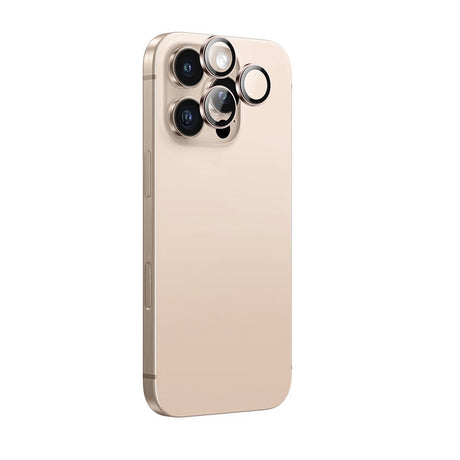 Folie de protectie ANANK AR Lens Guard compatibil cu iPhone 16 Pro / iPhone 16 Pro Max, Auriu Desert