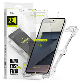 Folie de protectie Ringke Dual Easy Pro Film (set de 2) compatibil cu Samsung Galaxy Z Flip7, Transparent
