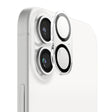 Folie de protectie ANANK Camera Guard compatibil cu iPhone 16 / iPhone 16 Plus, Transparent /Black