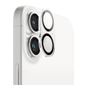 Folie de protectie ANANK Camera Guard compatibil cu iPhone 16 / iPhone 16 Plus, Transparent /Black