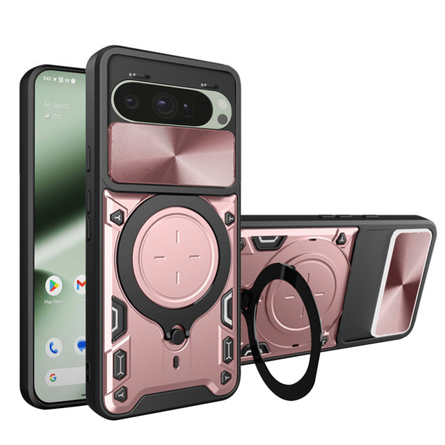Husa de protectie Techsuit CamGuard Pro compatibil cu Google Pixel 10 / 10 Pro, Roz Auriu