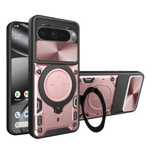 Husa de protectie Techsuit CamGuard Pro compatibil cu Google Pixel 10 Pro XL, Roz Auriu