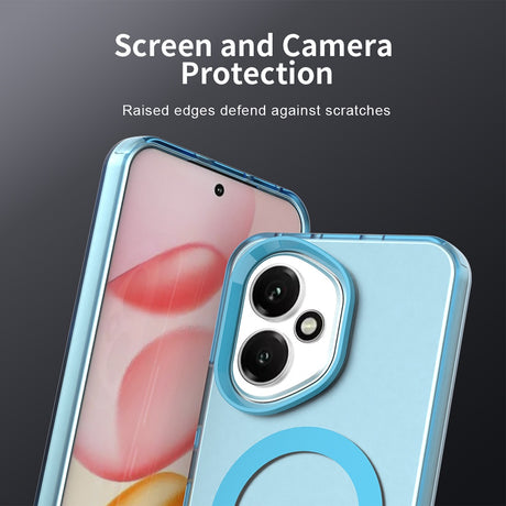 Husa de protectie Techsuit CandyCase MagSafe compatibil cu Honor 400, Albastru