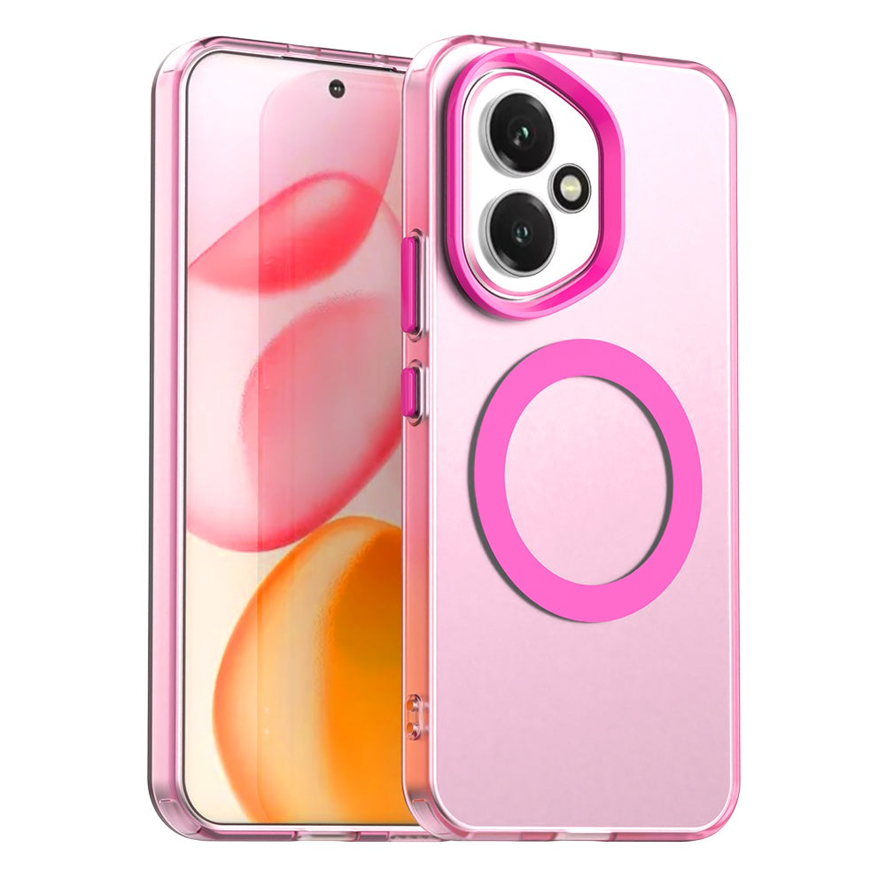 Husa de protectie Techsuit CandyCase MagSafe compatibil cu Honor 400, Roz