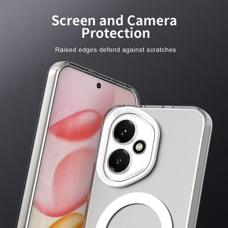 Husa de protectie Techsuit CandyCase MagSafe compatibil cu Honor 400, Alb