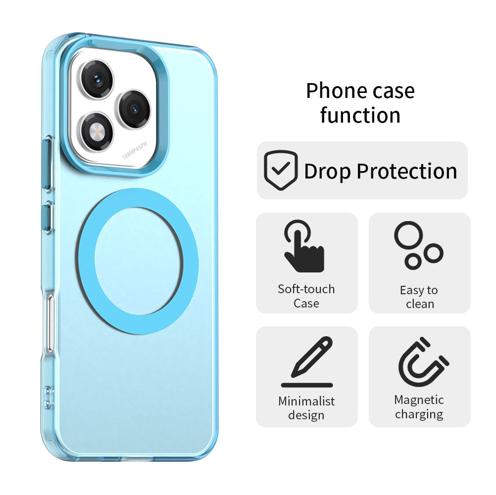 Husa de protectie Techsuit CandyCase MagSafe compatibil cu Honor 400 Lite, Albastru
