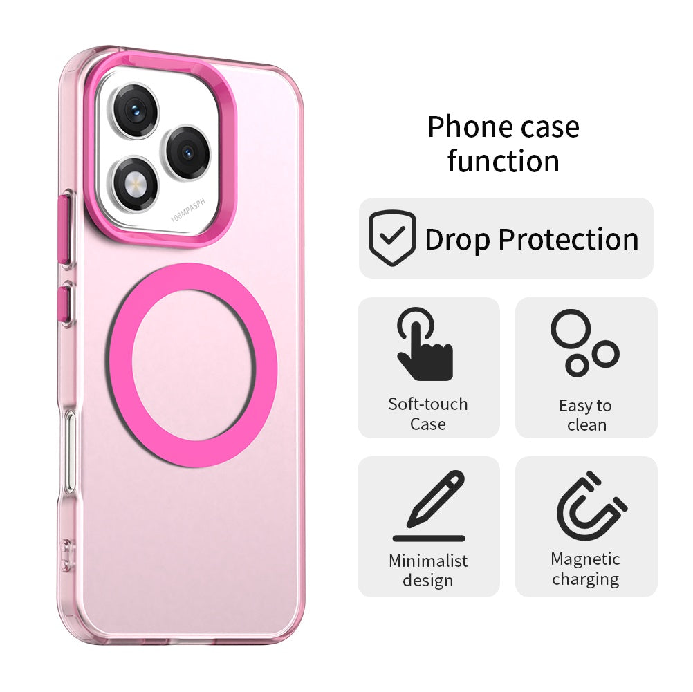 Husa de protectie Techsuit CandyCase MagSafe compatibil cu Honor 400 Lite, Roz
