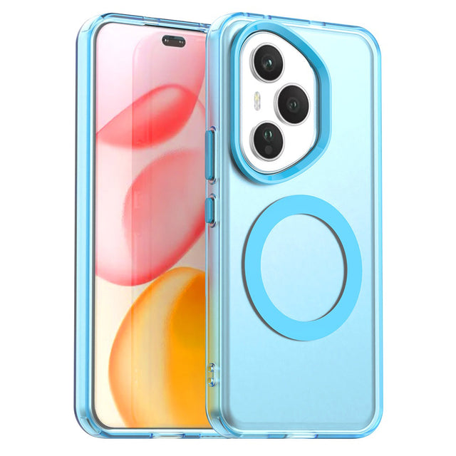 Husa de protectie Techsuit CandyCase MagSafe compatibil cu Honor 400 Pro, Albastru