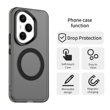 Husa de protectie Techsuit CandyCase MagSafe compatibil cu Honor 400 Pro, Negru