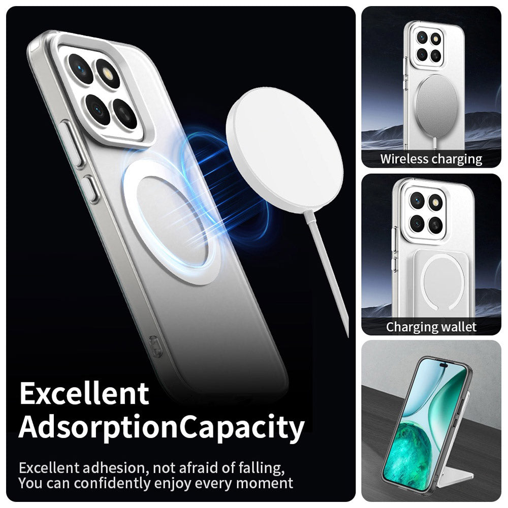 Husa de protectie Techsuit CandyCase MagSafe compatibil cu Honor X8c, Alb