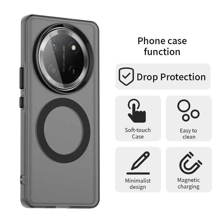 Husa de protectie Techsuit CandyCase MagSafe compatibil cu Honor Magic7 Lite / X9c, Negru