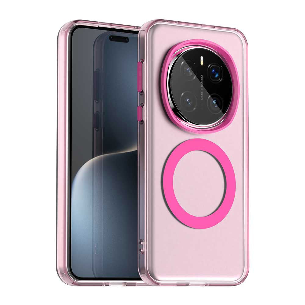 Husa de protectie Techsuit CandyCase MagSafe compatibil cu Honor Magic7 Pro, Roz