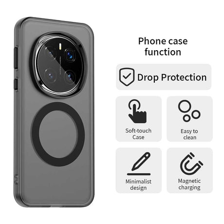 Husa de protectie Techsuit CandyCase MagSafe compatibil cu Honor Magic7 Pro, Negru