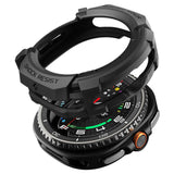 Accesoriu smartwatch Spigen Rugged Armor (ACS10012) compatibil cu Samsung Galaxy Watch8 Classic, Negru Mat