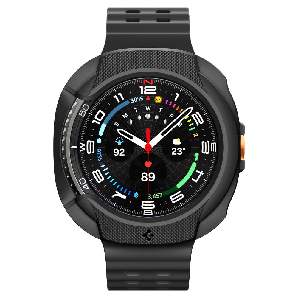 Accesoriu smartwatch Spigen Liquid Air (ACS09841) compatibil cu Samsung Galaxy Watch8 Classic, Negru Mat