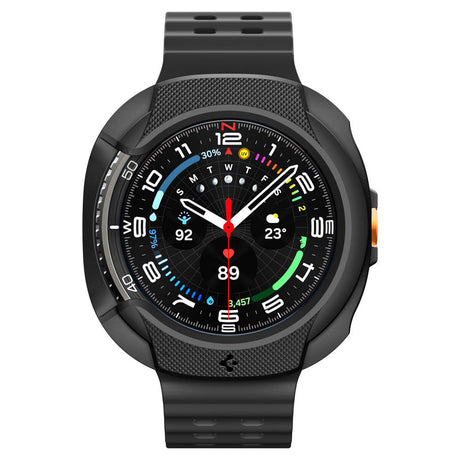 Accesoriu smartwatch Spigen Liquid Air (ACS09841) compatibil cu Samsung Galaxy Watch8 Classic, Negru Mat