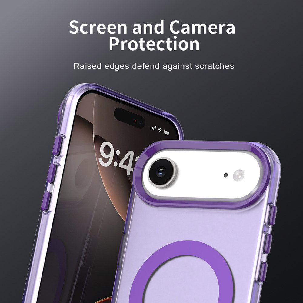 Husa de protectie Techsuit CandyCase MagSafe compatibil cu iPhone 17 Air, Mov