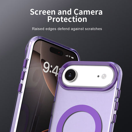 Husa de protectie Techsuit CandyCase MagSafe compatibil cu iPhone 17 Air, Mov