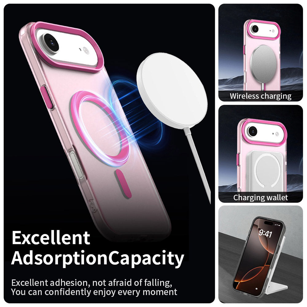 Husa de protectie Techsuit CandyCase MagSafe compatibil cu iPhone 17 Air, Roz