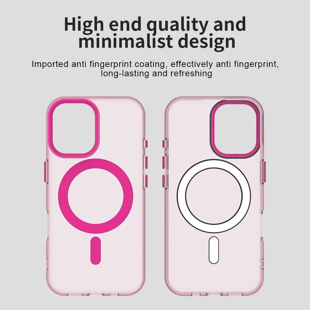 Husa de protectie Techsuit CandyCase MagSafe compatibil cu iPhone 17, Roz