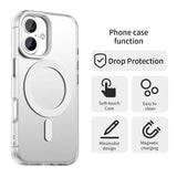 Husa de protectie Techsuit CandyCase MagSafe compatibil cu iPhone 17, Alb