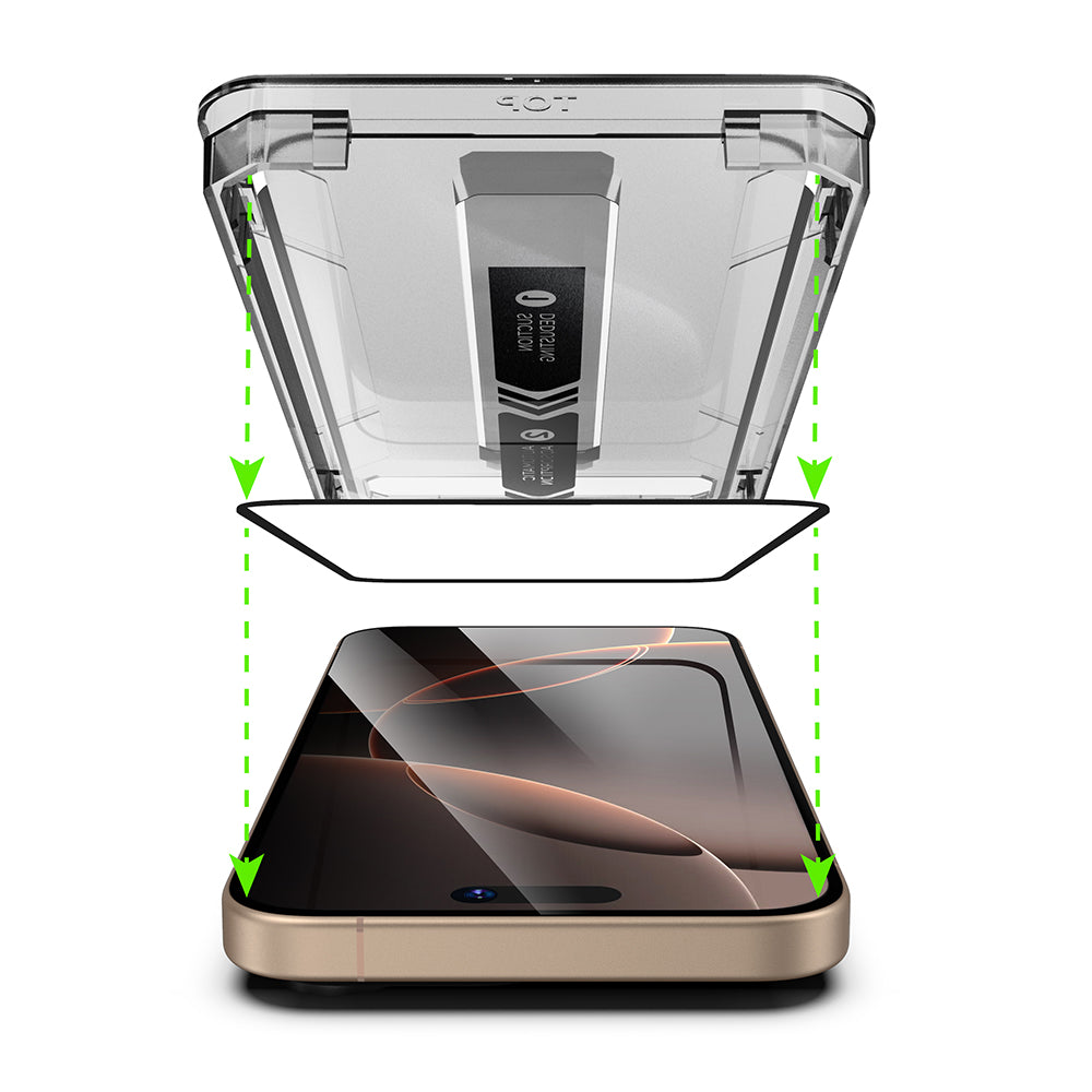 Folie de protectie Techsuit TitanGlass FullCover (set de 2) compatibil cu iPhone X / iPhone XS / iPhone 11 Pro, Privacy