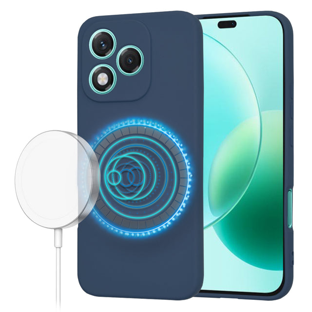 Husa de protectie Techsuit SoftFlex MagSafe compatibil cu Honor 400 Lite, Bleumarin