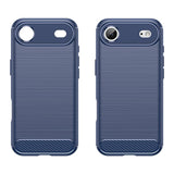 Husa de protectie Techsuit Carbon Silicone compatibil cu iPhone 17 Air, Albastru