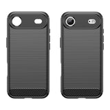 Husa de protectie Techsuit Carbon Silicone compatibil cu iPhone 17 Air, Negru