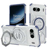 Husa de protectie Techsuit Carbon Shield PRO compatibil cu OnePlus Nord 4, Albastru Transparent