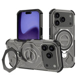 Husa de protectie Techsuit Carbon Shield PRO compatibil cu iPhone 17 Pro, Negru Fumuriu