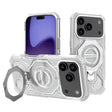 Husa de protectie Techsuit Carbon Shield PRO compatibil cu iPhone 17 Pro, Alb Transparent