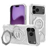 Husa de protectie Techsuit Carbon Shield PRO compatibil cu iPhone 17 Pro Max, Alb Transparent