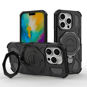 Husa de protectie Techsuit Carbon Shield PRO compatibil cu iPhone 16 Pro, Negru